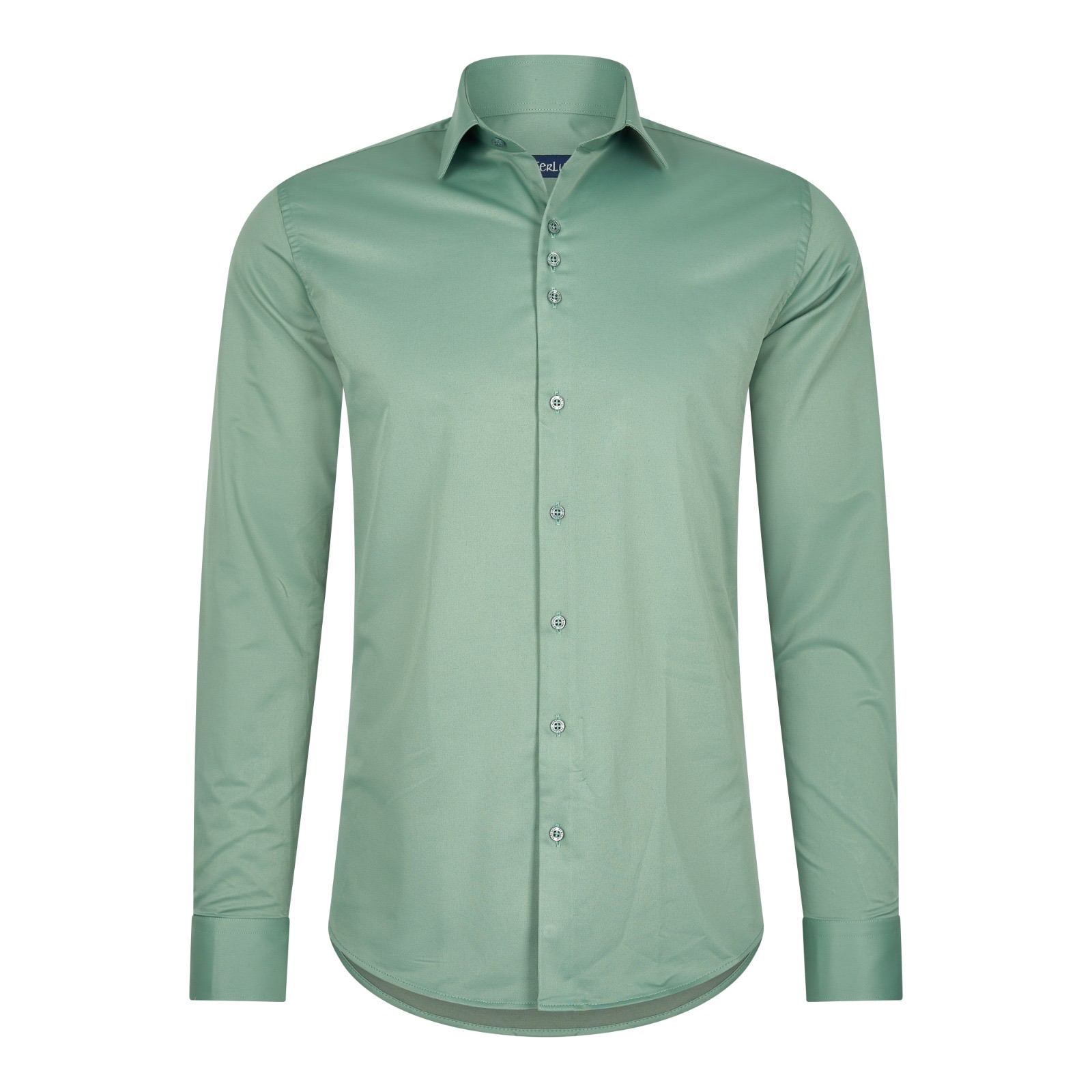 Ferlucci Overhemd Napoli - Army Green Top Merken Winkel